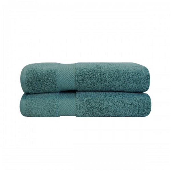 Superior Superior ZT BTOWEL JD Zero Twist Cotton Bath Towel Set - Jade; 2 Pieces ZT BTOWEL JD